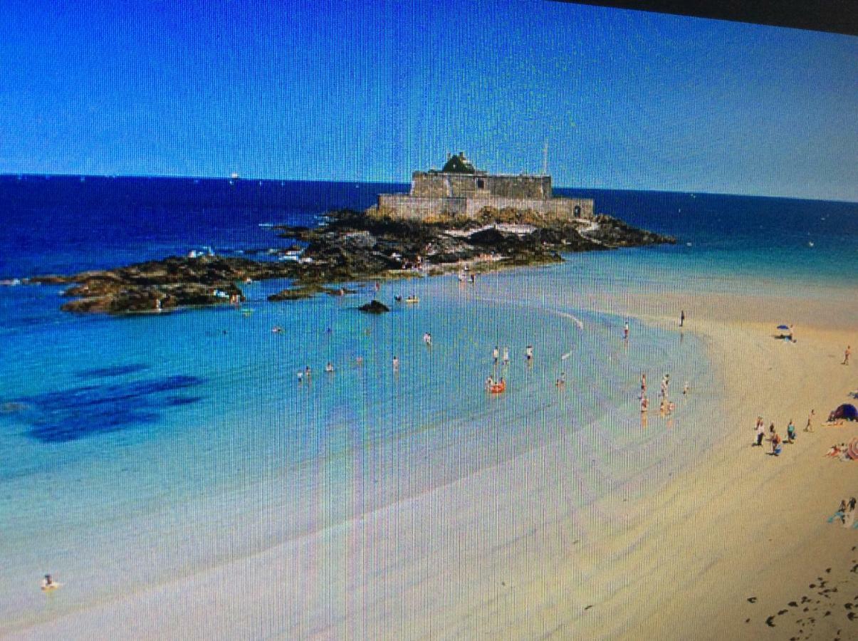 Le Sablon 50M Plage 2 Pers Possible 4 생말로 외부 사진